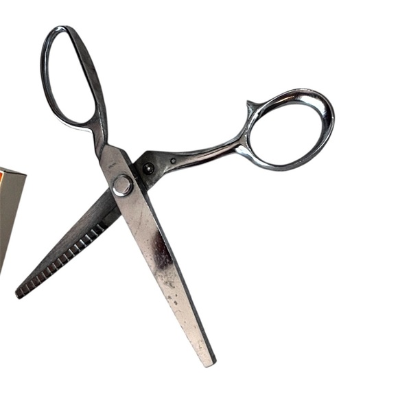 Primstyle Chrome Pinking Shears fabric crafts quilting sewing vintage patterns - Picture 4 of 4